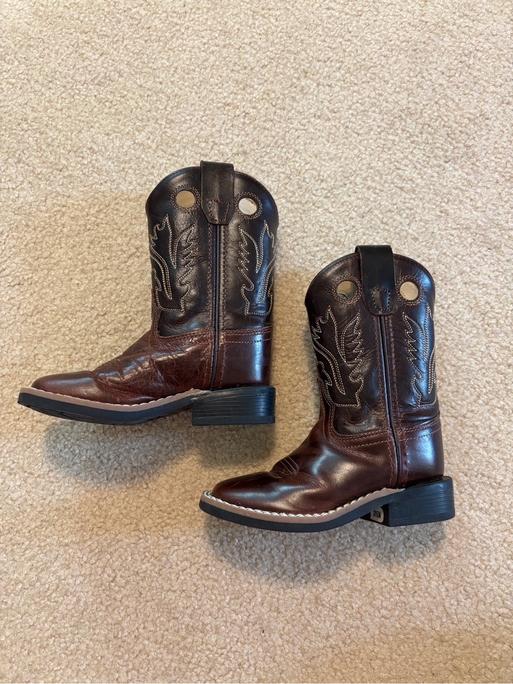 Old West Toddler Western Cowboy Boots Size 7.5